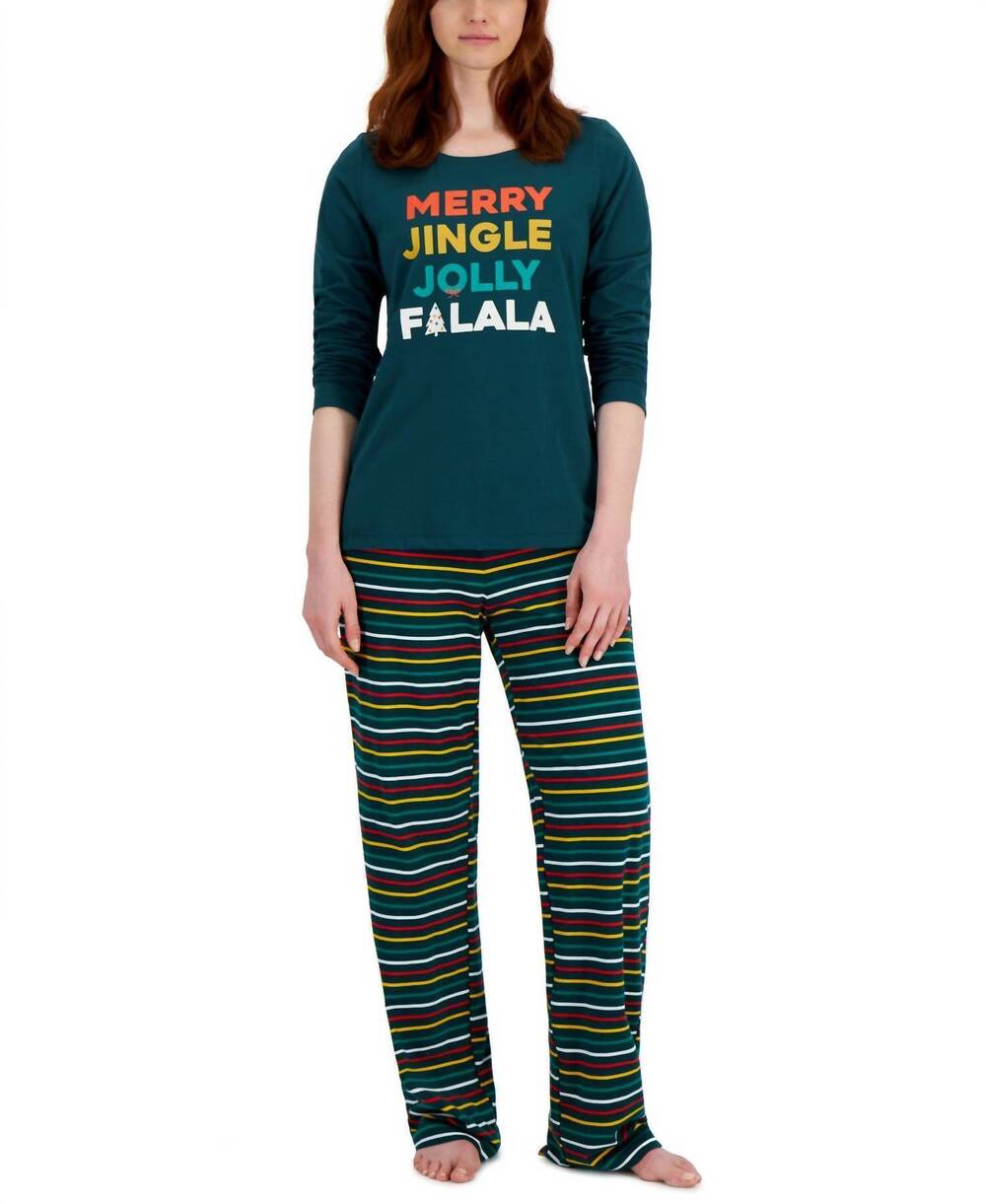 NEW FAMILY PJS matching merry jingle mix it family pajama set in june bug